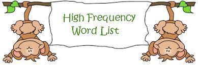 Sample ONLY Year 1 Homework Tracker High Frequency Words I practised my High