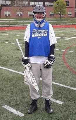 Ross is having a great year in goal for our boys lax team, averaging 16 saves per game.