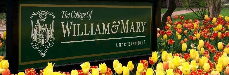 What is William & Mary? History: 2nd oldest college in the nation, chartered on February 8, 1693, by King William III and Queen Mary II of England. We have educated four U.S.