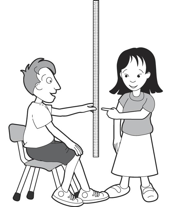 The Human Body Meter Stick Drop 5. Look at the meter stick and find the first centimeter mark above the thumb of the partner who caught the stick (see Figure 2).