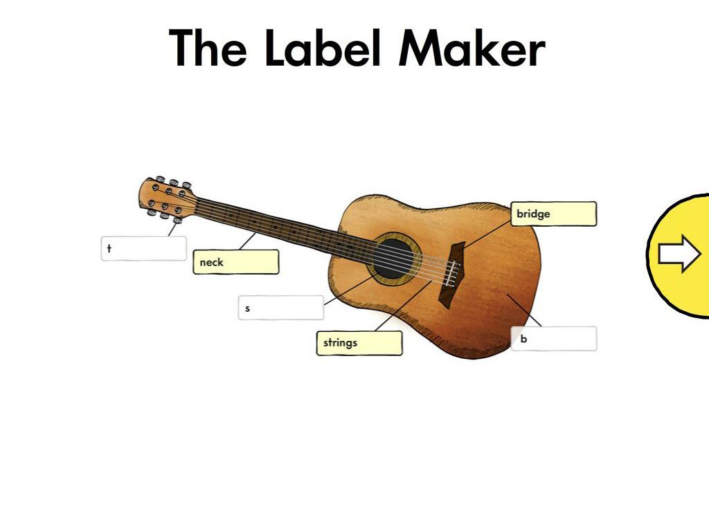 Then, they are prompted to type the word that appears on the label. Along with typing skills, this is a fun activity to help build students vocabulary.