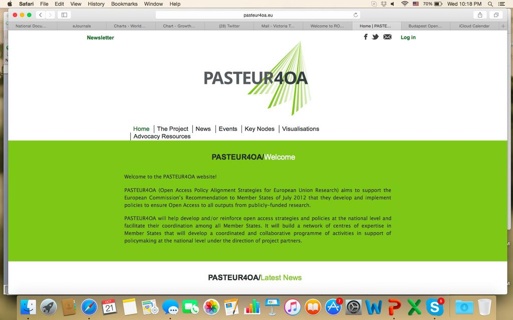 PASTEUR4OA project Facilitating open access