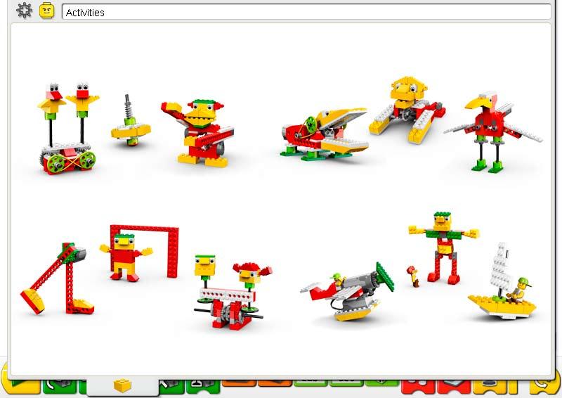 Teacher Notes for the Activities Overview From the LEGO Education WeDo Software, click the Content