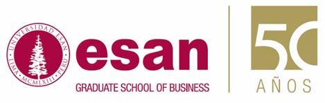 UNIVERSIDAD ESAN FACTSHEET MASTER IN BUSINESS ADMINISTRATION (MBA) in Spanish MASTERS OF SCIENCE (MSc) in Spanish INTERNATIONAL MBA (in English) Contact people Director, International Relations and
