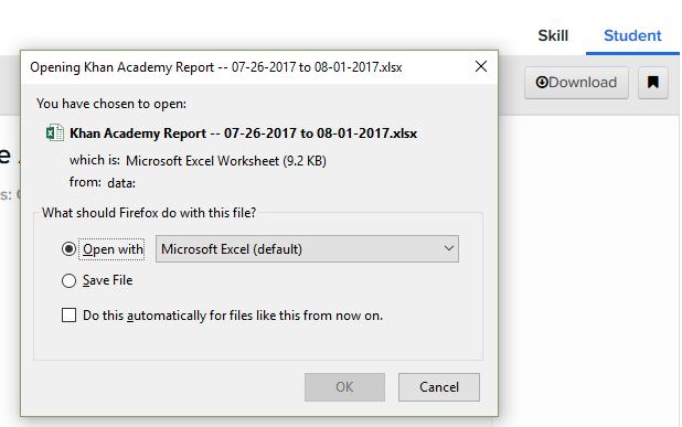 Step 5: Run a DL hours report 1. Once you have verified that students have been working on ABE-appropriate content, you can use the Student Progress page to run a DL hours report. 2.