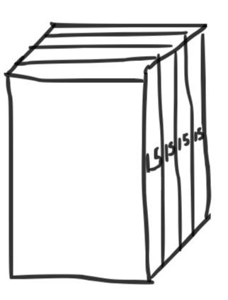 NYS COMMON CORE MATHEMATICS CURRICULUM 5 T: What other ways could we partition this prism into layers? Turn and talk, and then draw a picture of your thinking on the recording sheet. S: (Draw.