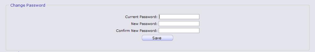 B. Changing Passwords Procedure to Change Your Password 4. Click on the Setup tab. 5. Enter your current password 6. Enter the new password you desire 7. Re-enter the new password you desire.