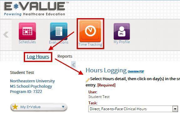 Logging Hours in E*Value Go to www.evaluehealthcare.com and click on the Login button.