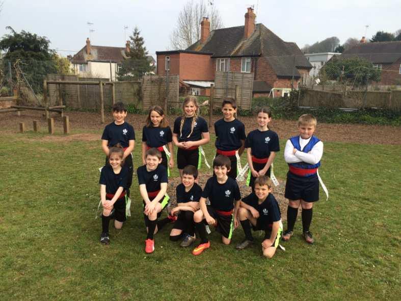 On Wednesday 23 rd March the tag rugby team travelled back to Haywards to take part in the final round of matches.