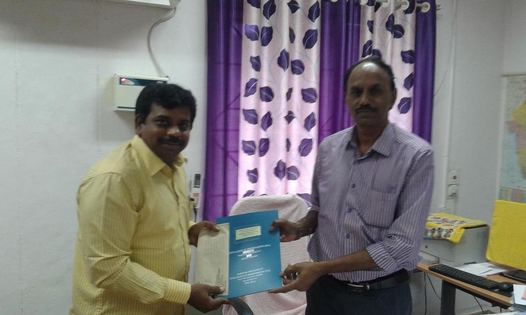 Study Centre- 1430 MOU copy received by Dr.