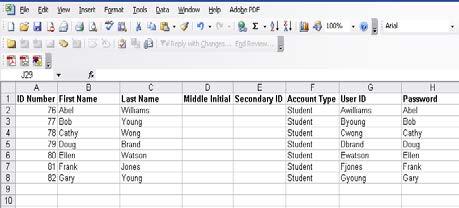 After saving the excel file, go to Run Batch from the Student menu.