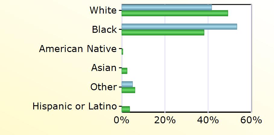 Virginia White 25 13,330 Black 32 10,339 American Native 130 Asian 667 Other 3 1,667 Hispanic or Latino 992 Age