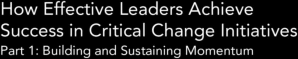 These are just a few of the critical challenges faced by healthcare leaders.