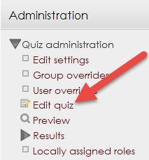 Moodle refers to tests, exams, or quizzes as quizzes. Creating quizzes is a two-step process in Moodle.