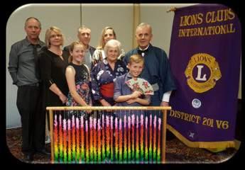District Governor Peter and Marg were joined at the Changeover Dinner by their family, son Wayne, his wife Beth and grandchildren Mia and Wil.