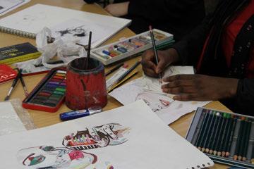 GCSE FINE ART Option The Art and Design course provides the opportunity to create a portfolio of art work that demonstrates a personal response to starting points, briefs and stimuli.