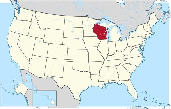 Wisconsin Population 18-55 Population Number of Institutions State % of National 5,778,708 1.8% 2,600,419 1.7% 88 1.