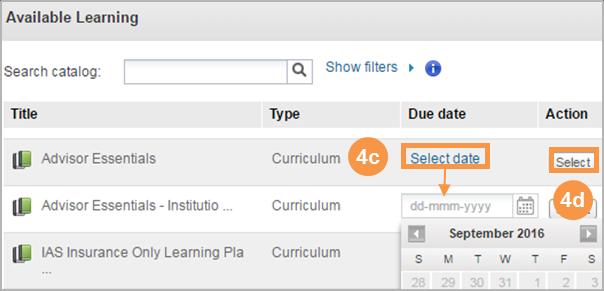 To narrow your search, you can type search text into the text box or use filters. c. The search results display.
