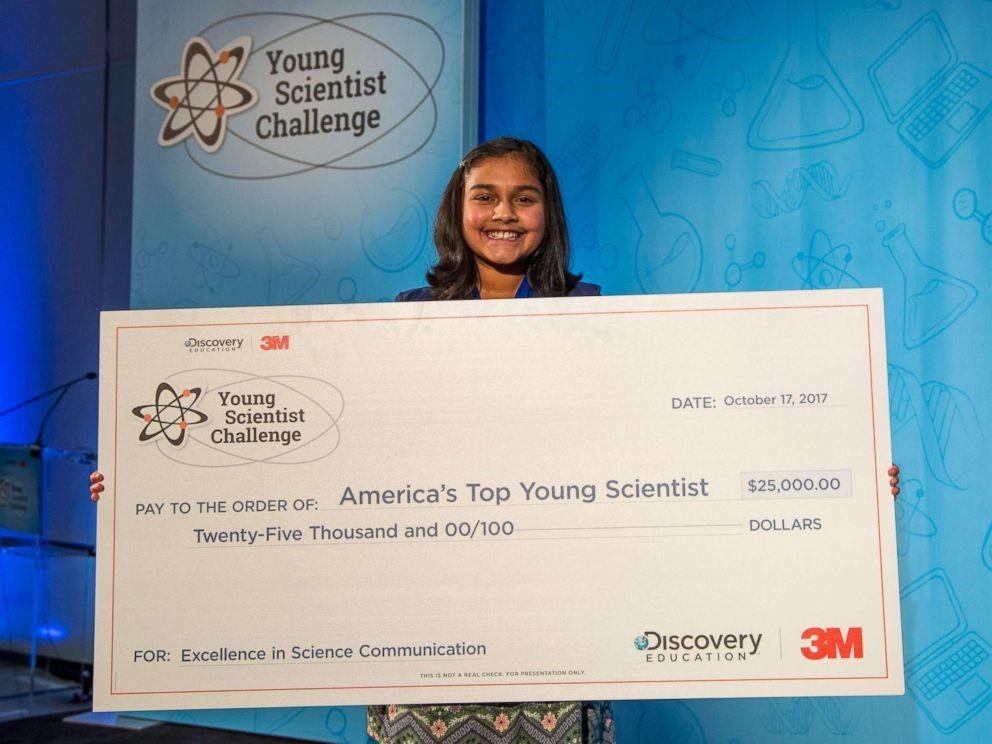 Anjali created a device called "Tethys" (named after the Greek goddess of fresh water) that detects lead compounds in water, is portable, and is relatively inexpensive.