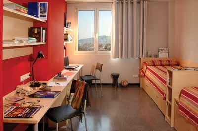 Double room in Valencia only available for 2 students traveling together. Extra days: No meals provided. Private bathroom at an additional cost available upon request and subject to availability.