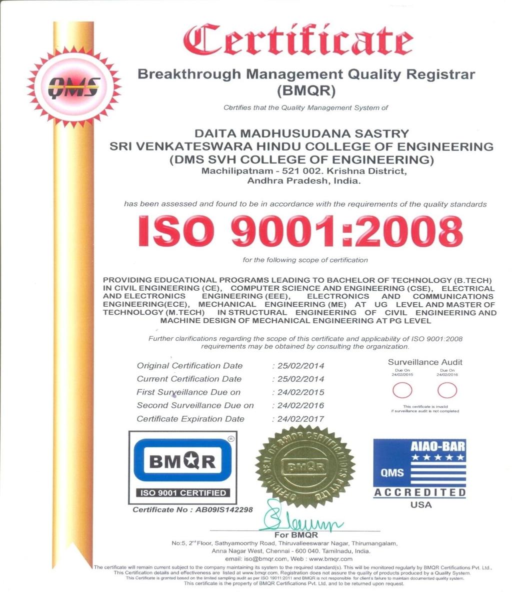 Annexure-X (ISO Certification) DMS SVH