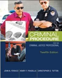 Department of Criminal Justice Amended Syllabus Course #: CRIJ 4312-002 Course Title: Criminal Procedure Course CRN: 17689 Term: Fall, 2017 Course Meetings & Location: Thurs.