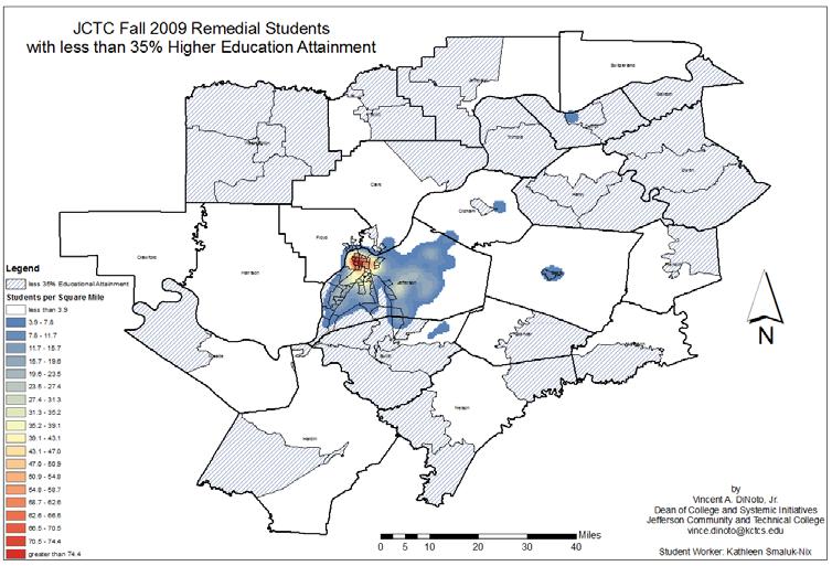 every remediation cluster have low income. It is significant that the two largest clusters (by population density and area) are in the lowest income census tracts.