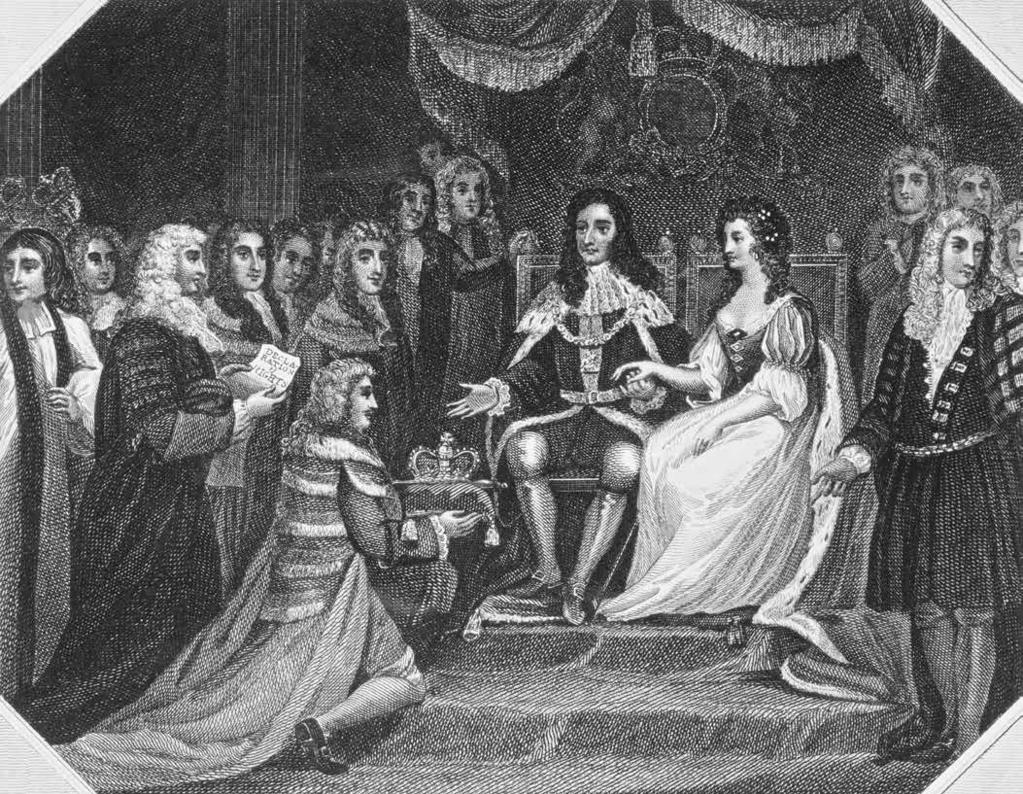 CHAPTER 6: The Glorious Revolution In the late 1680s, the English Bill of Rights was an important step in limiting the power of kings