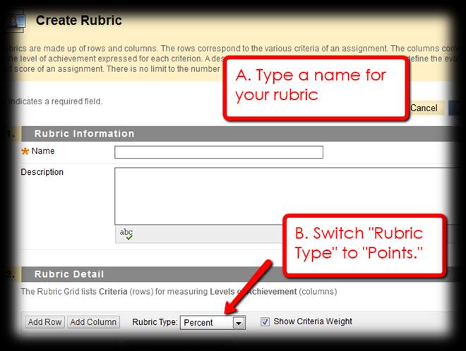 Creating and Using Rubrics in Bl