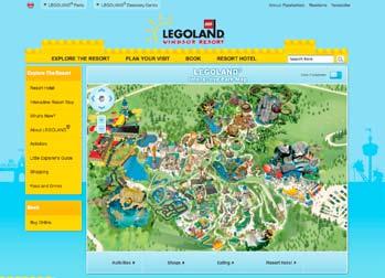 uk find the interactive map of the Resort and compare it with the LEGOLAND map on Worksheet 1.