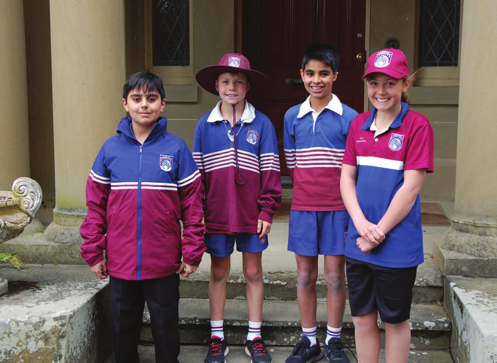 Junior School Academic Uniform Kardinia Grove Students Year 5 only Royal blue shorts Kardinia Grove polo with College logo College Rugby Top College Sports Spray Jacket College Hat
