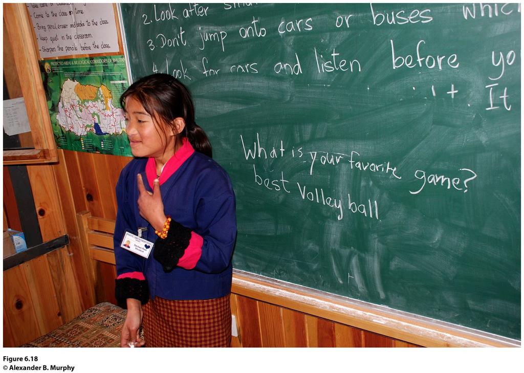 Field Note English is an important part of the curriculum even at a small school for deaf children in remote Bhutan.