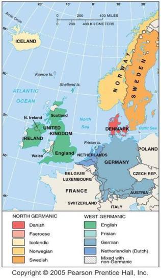 Indo-European Language Family Germanic Branch West Germanic English (514