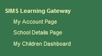 The look and layout may differ depending on how the school has configured the site, but the names of the menus and the options