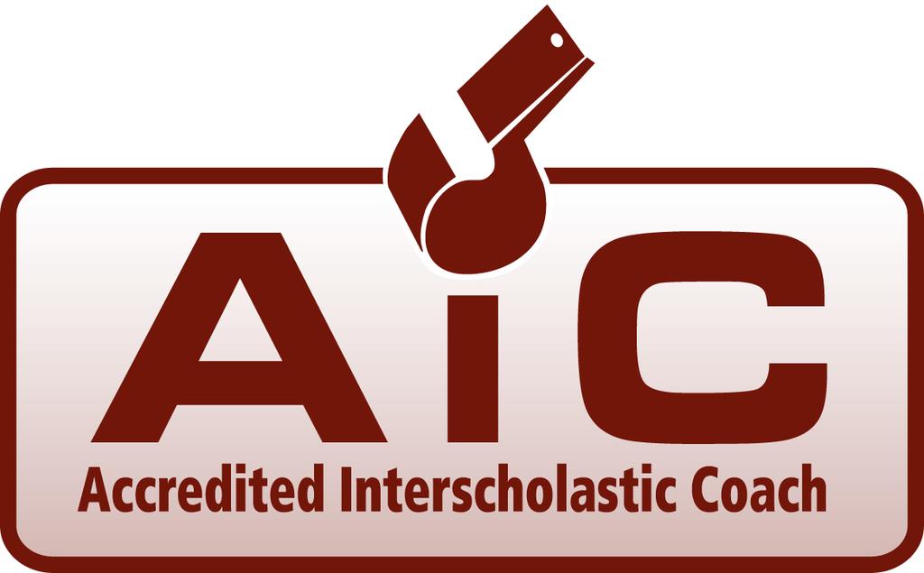NFHS National Coach Certification Program Accredited Interscholastic Coach (AIC) 1. Fundamentals of Coaching 2.