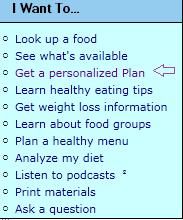 Fill out the daily food plan then click submit. 4.