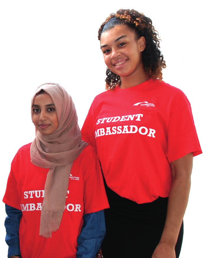 From open evenings to participating in college focus groups, the ambassador programme is varied and unique. All students have the opportunity to apply as a Student Ambassador at the college.