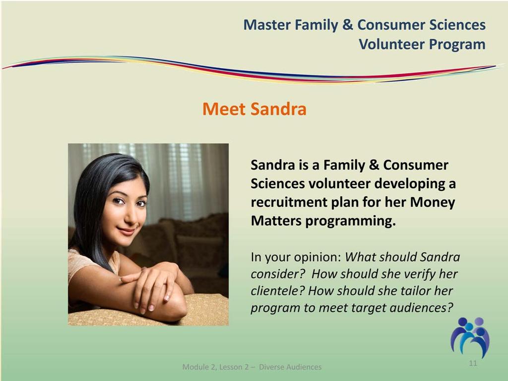 Activity: Sandra has diligently served as a Family & Consumer Sciences Volunteer for over five years.