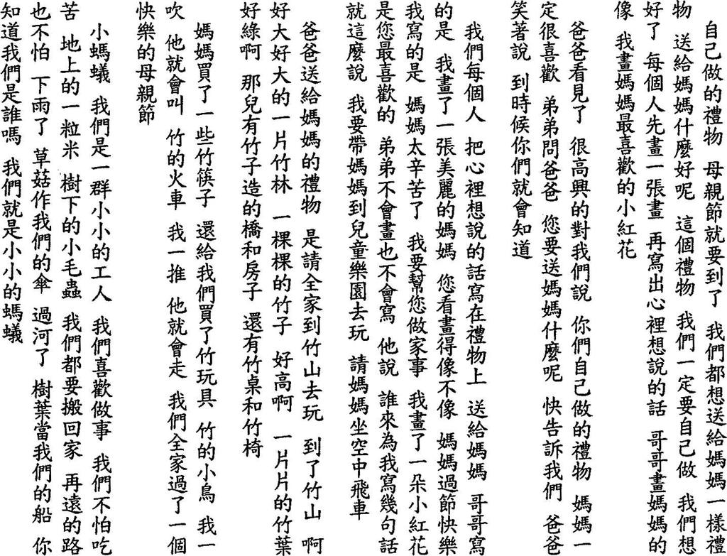 Chinese handwriting speed test 303 Søvik N (1993). Development of children s writing performance: Some educational implications.