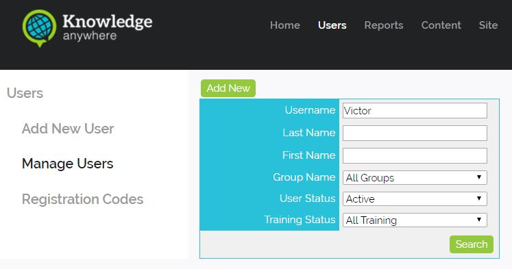 How to Assign Learners to a Learning Path Step 1: Go to the Users tab from the main navigation bar on the homepage of the Administrative dashboard Step 2: Click Manage Users from the side
