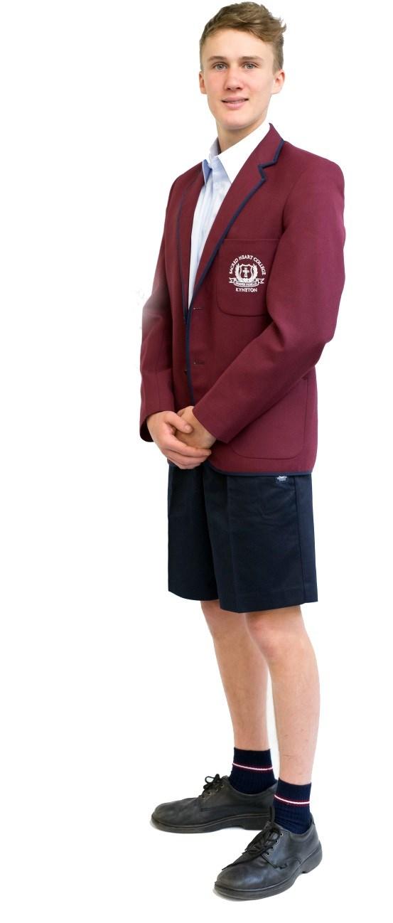 SUMMER UNIFORM Female Student Maroon College Blazer College Navy Jumper College Dress to be worn knee length (Touching