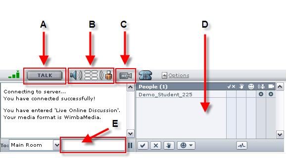 To upload a PowerPoint click on the page icon, browse for the file, choose to load it in the eboard, and click