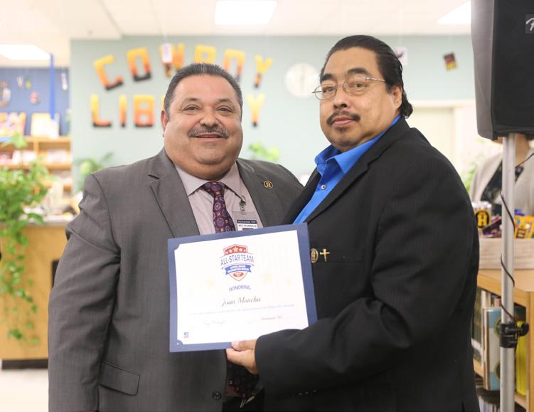 HISD HONORS BOARD MEMBERS January is School Board Recognition Month and Harlandale ISD joins districts across Texas in celebrating the hard work and
