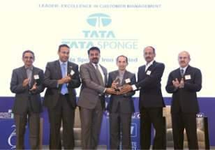 ACCOLADES Tata Sponge wins BE Star Award Tata Sponge was recently honored with the prestigious BE Star Award as Leader in the Customer Management category.