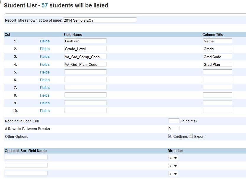 Verification of Graduate/Other Completer Code and Graduation Plan Code 1. On the Start Page, select Grade 12 2.