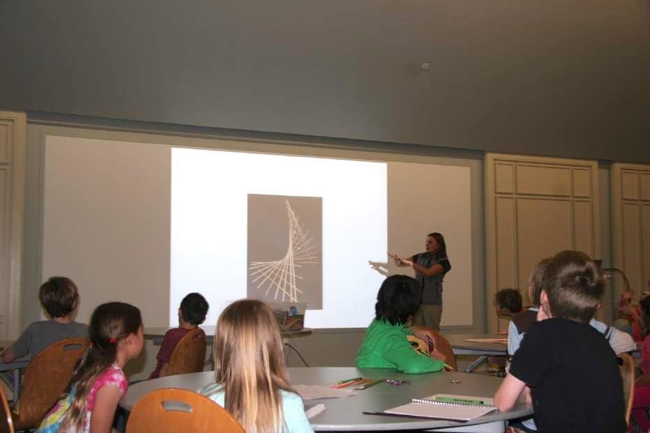 Typical program of a Math and Art Workshop