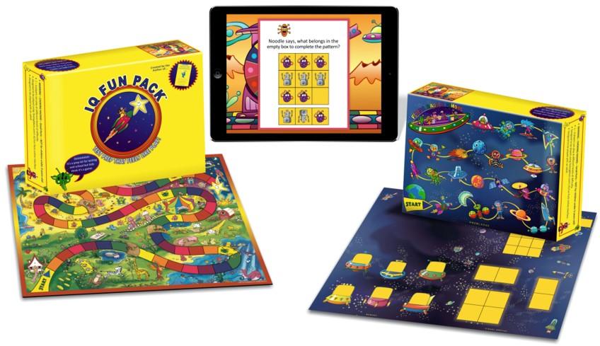 If your child is aged 2-7, we highly recommend using our IQ Fun Pack game with your child it s a test prep kit cleverly disguised as a children s board game!