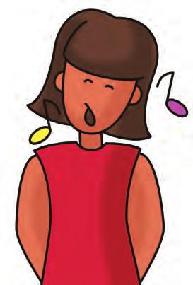 5 6 Let s Sing! A Little More Watch the Music Video Hola a todos. It begins with Hola a todos. Buenos días! Ask students, Can you hear the hola we ve learned in this lesson? Can you hear buenos días?
