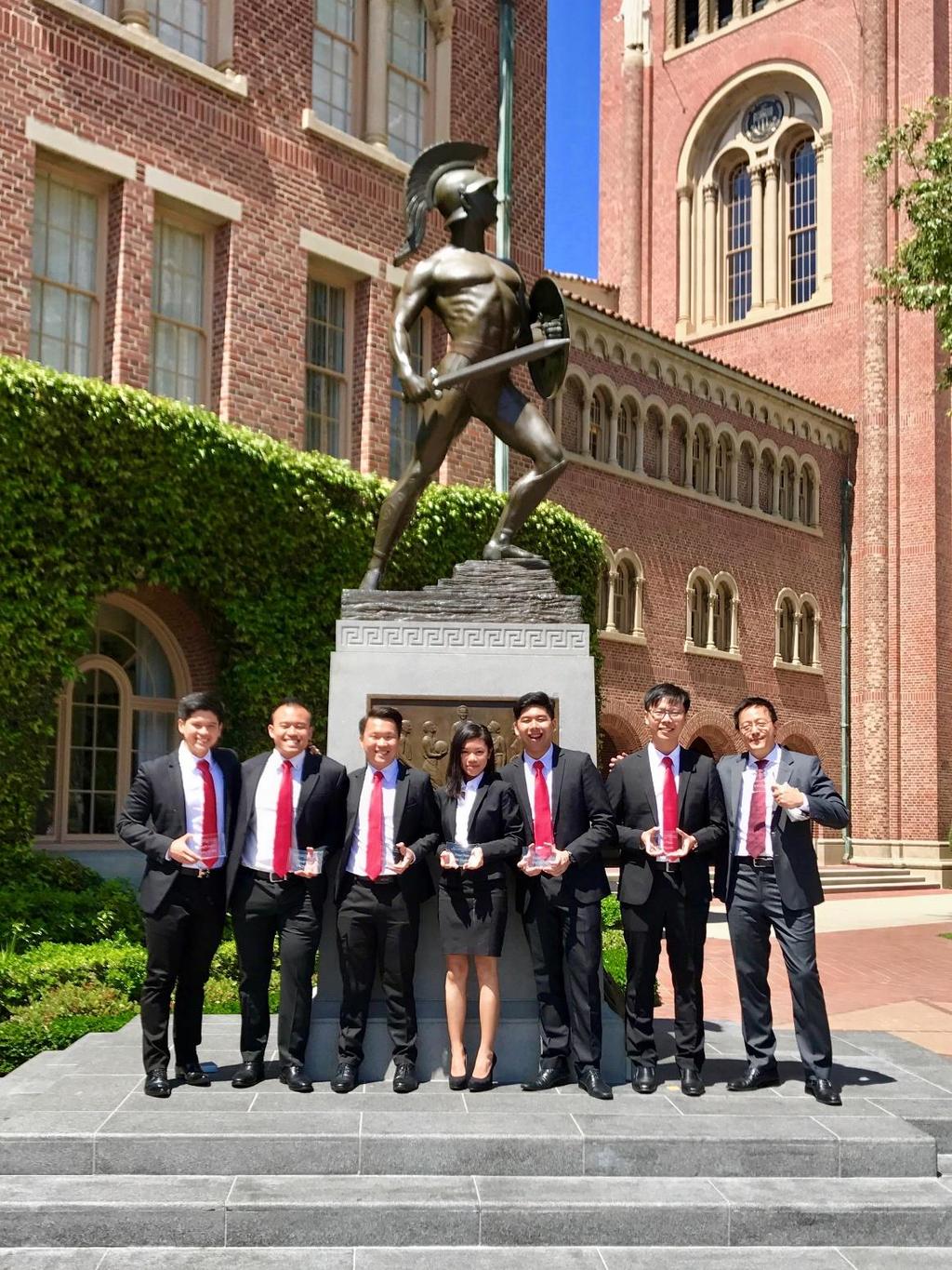 USC International Real Estate Competition 2017 Date: 17 April 2017 Our team of real estate undergraduates was awarded 3rd place at the annual USC International Real Estate Competition 2017