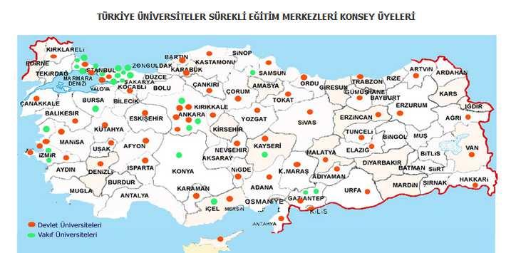 Turkish Universities Continuing Education Centres (TUSEM) Council Established in 17.12.